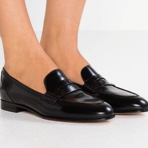 JCrew Academy Black Patent Leather Loafers